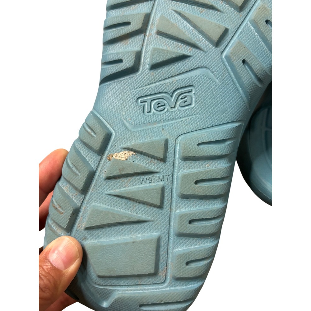 Teva Hurricane Drift Blue EVA Water Sandals Womens 9 Mens 7 Lightweight Float - Picture 6 of 6